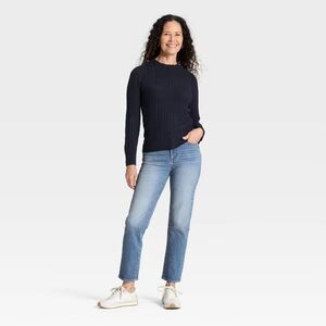 Women's Mid-Rise 80's Slim Straight Ankle Jeans - Universal Thread™